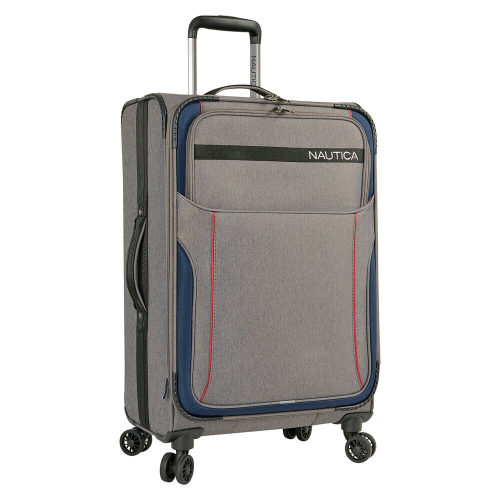 Naval Yard 24" Expandable Spinner Luggage,Charcoal Heather,large