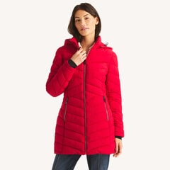 Puffer Jacket,Melonberry,large