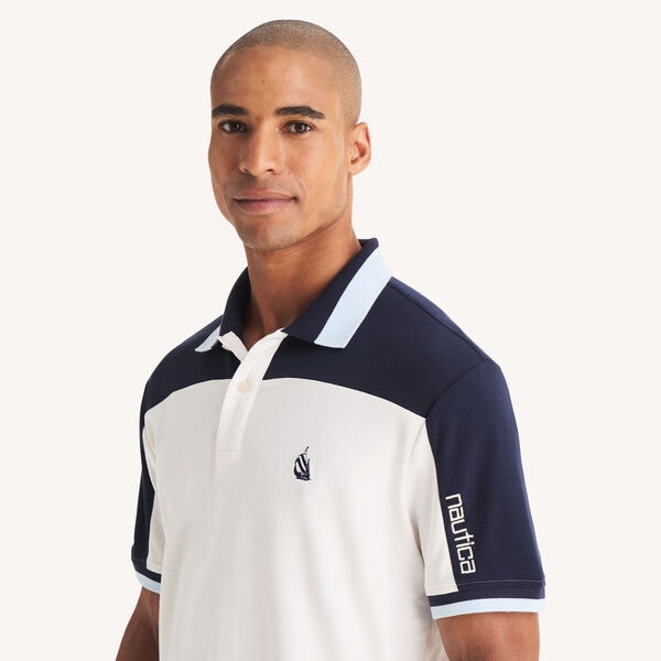 Colorblocked Polo