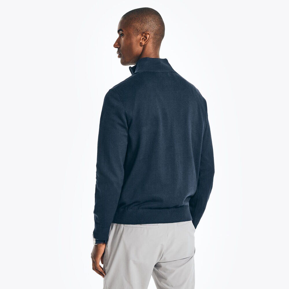 Navtech Quarter-Zip Sweater,Navy,large