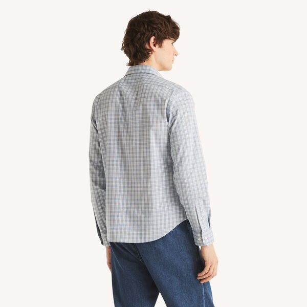 Slim Fit Wrinkle-Resistant Plaid Shirt