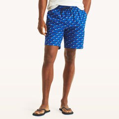 8" Striped Quick-Dry Swim,Navy,large