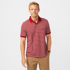 CLASSIC FIT STRIPED PREMIUM COTTON POLO,Lotus,large