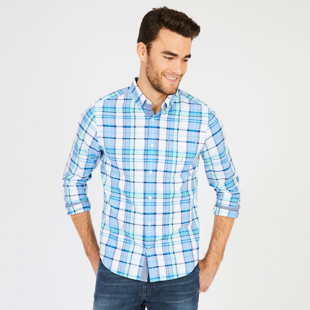chinese dress ladies Nautica Mens Sustainable Long Sleeve Flannel Shirt – ShopCGX