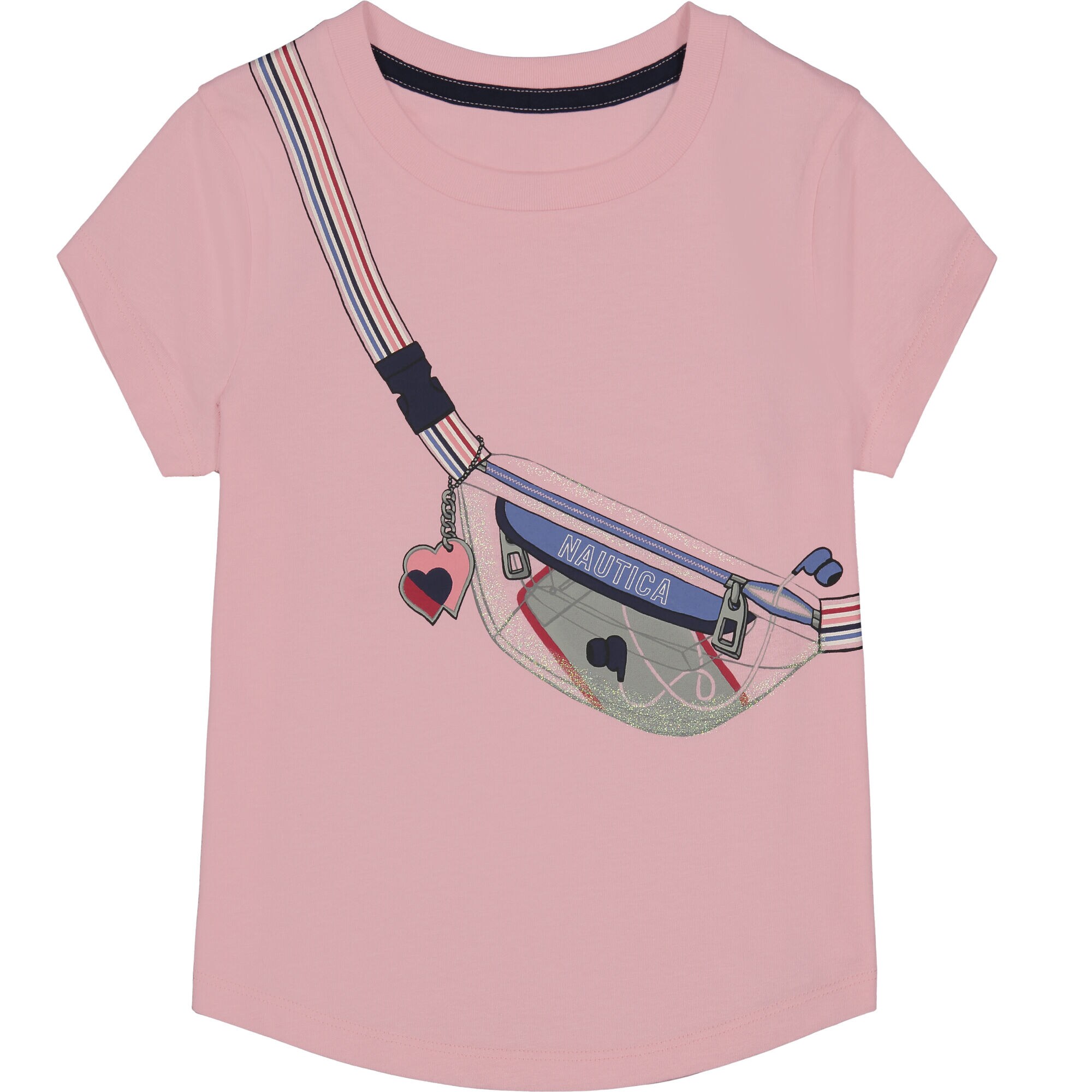 TODDLER GIRLS' SHOULDER BAG GRAPHIC T-SHIRT (2T-4T),,large