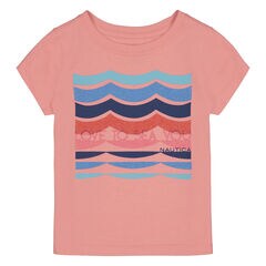 LITTLE GIRLS' GLITTER LOVE TO SEA YOU GRAPHIC T-SHIRT (4-7),Zinfandel,large