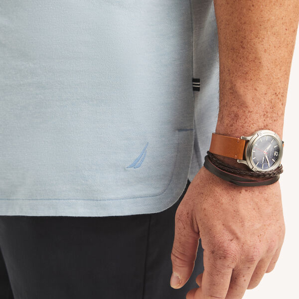 Big & Tall Classic Fit Button-Front Polo