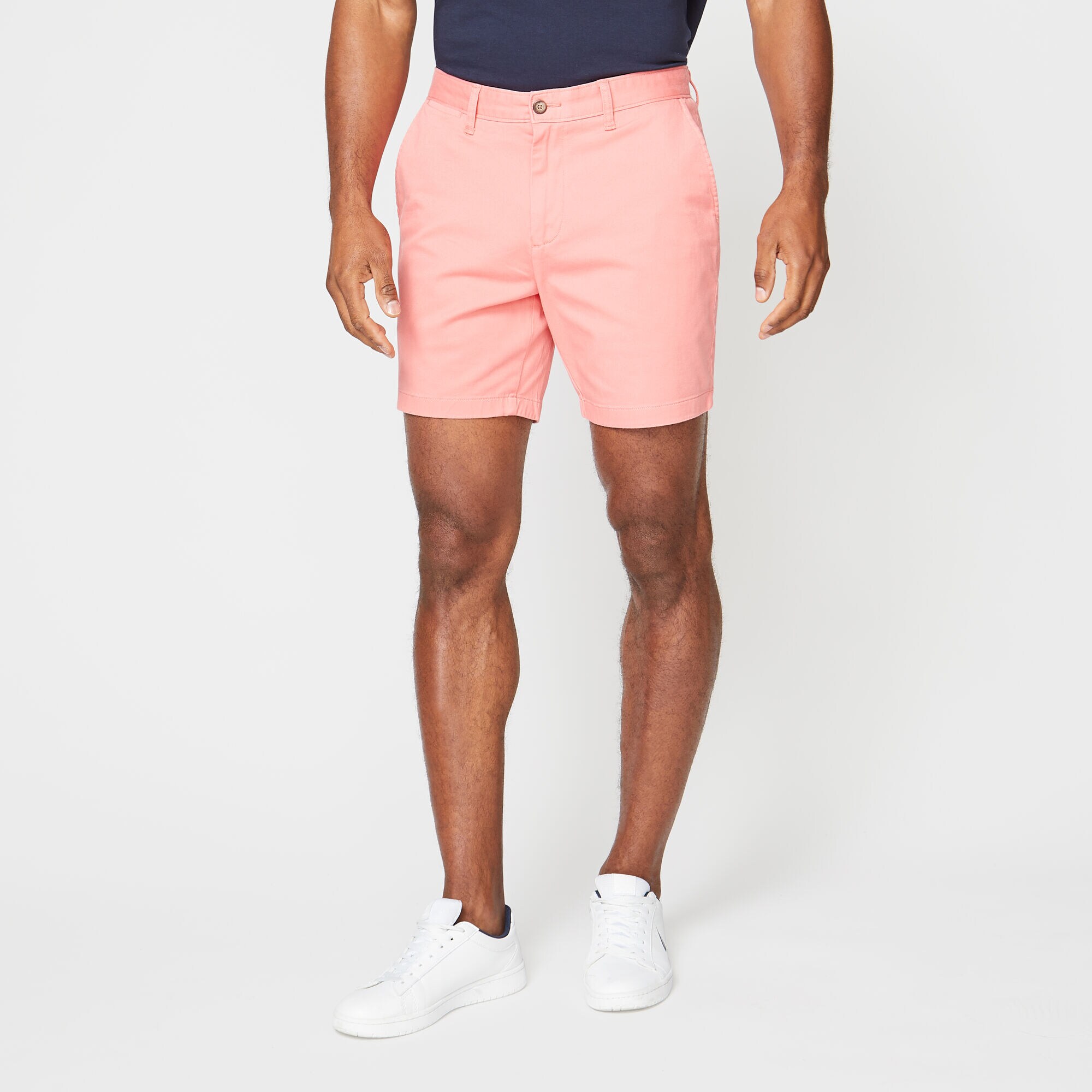 6" Deck Short,Seaport Salmon,large