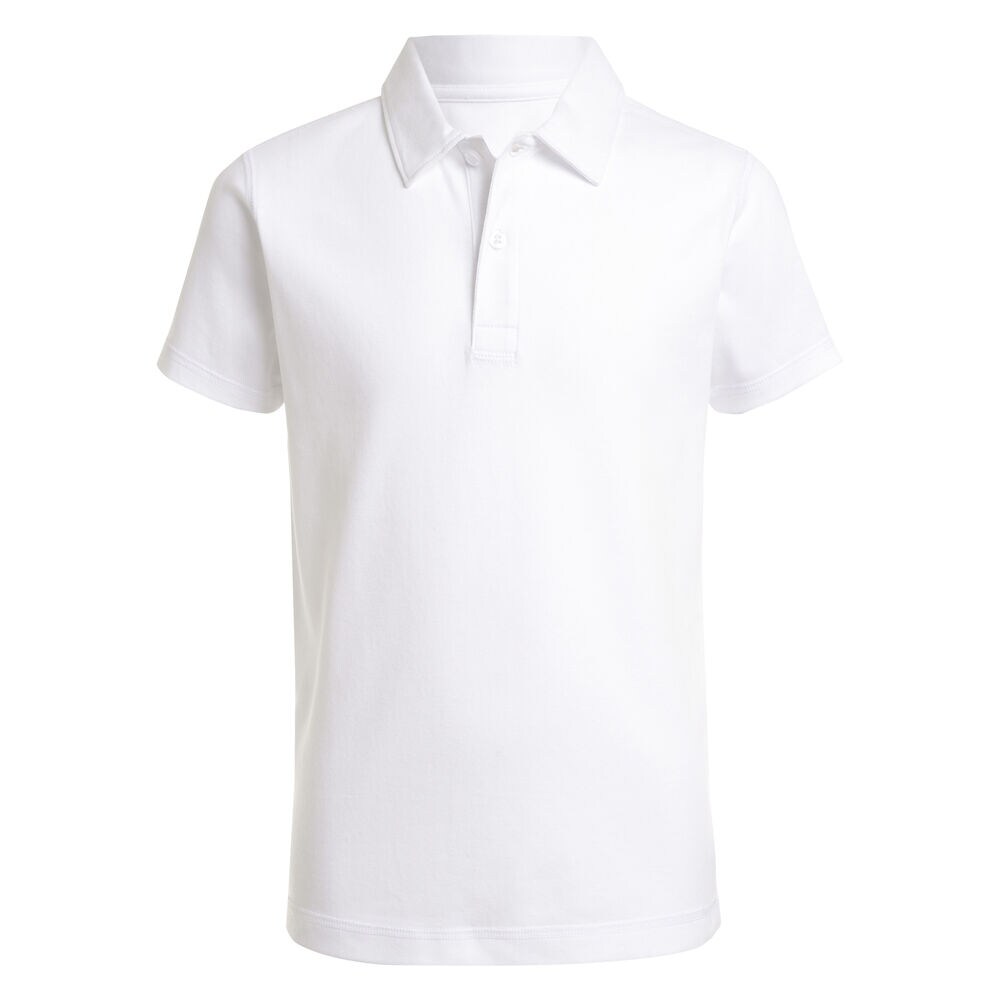 BOYS' SUPER SOFT POLO (8-20),Antique White Wash,large