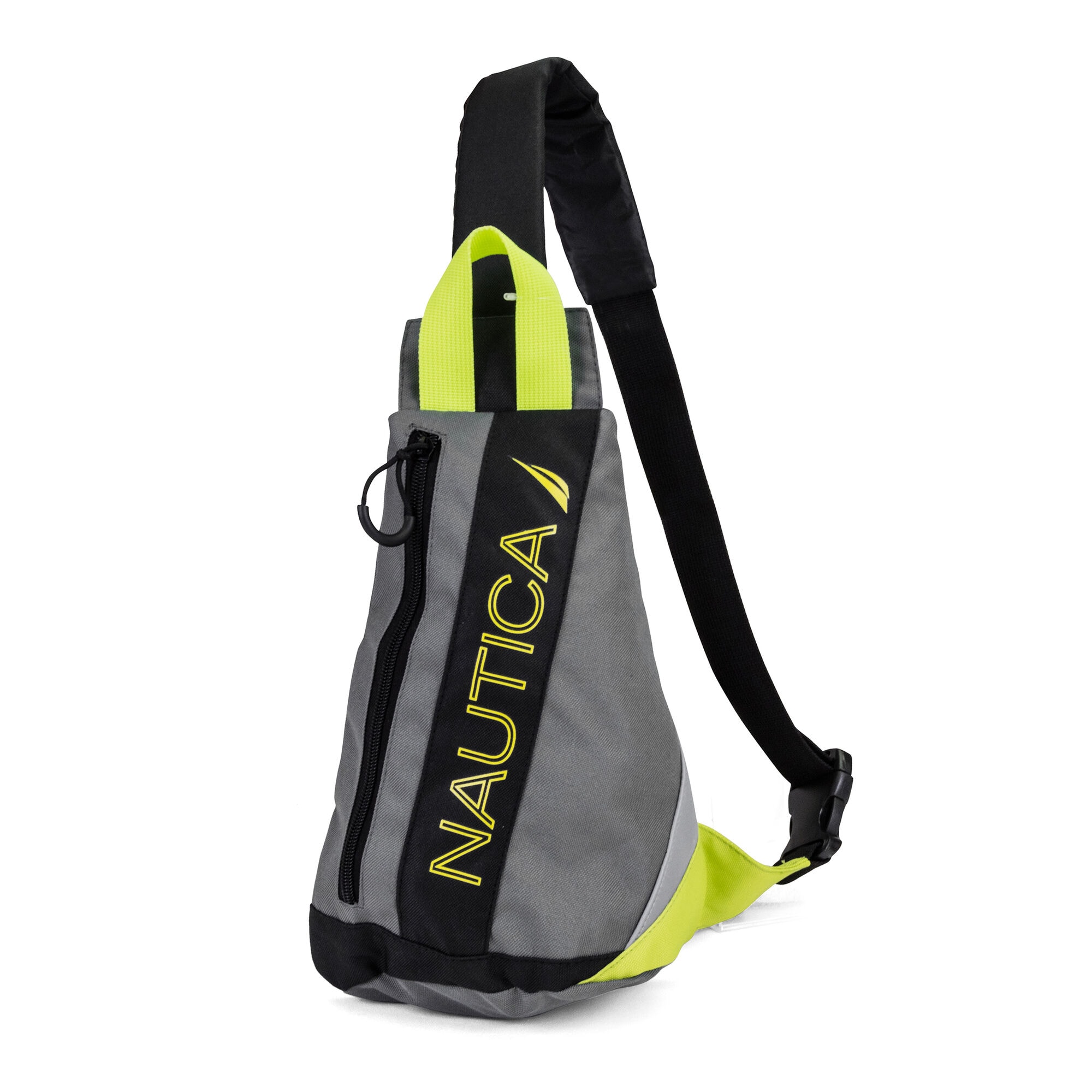 BRIGHTS MINI SLING BACKPACK IN LIME,Castlerock Grey,large