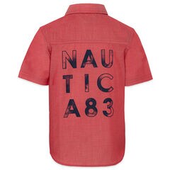 LITTLE BOYS' STRIPED AND BACK GRAPHIC SHIRT (4-7),Dark Acacia,large