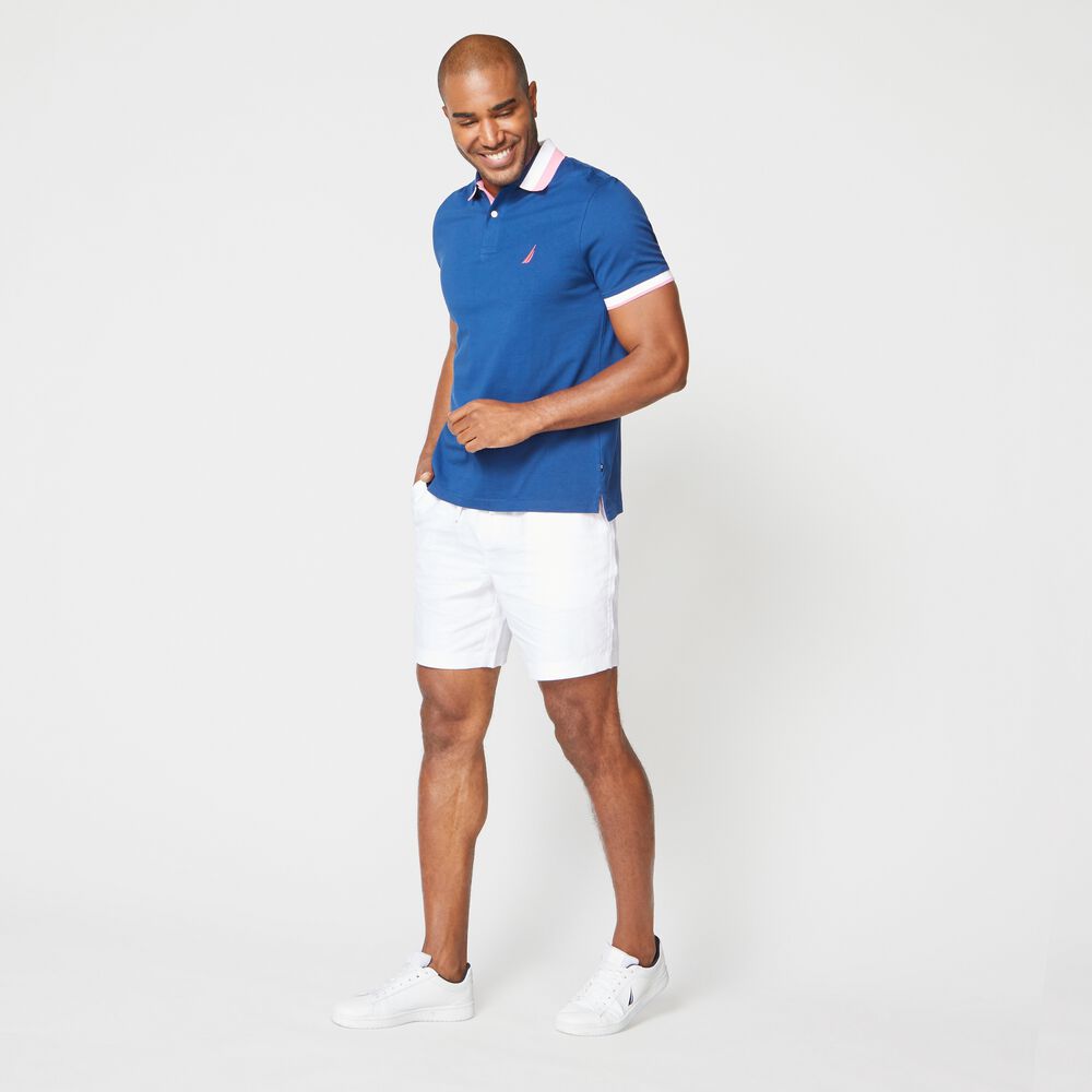 7" LINEN BOARDWALK SHORT,Bright White,large