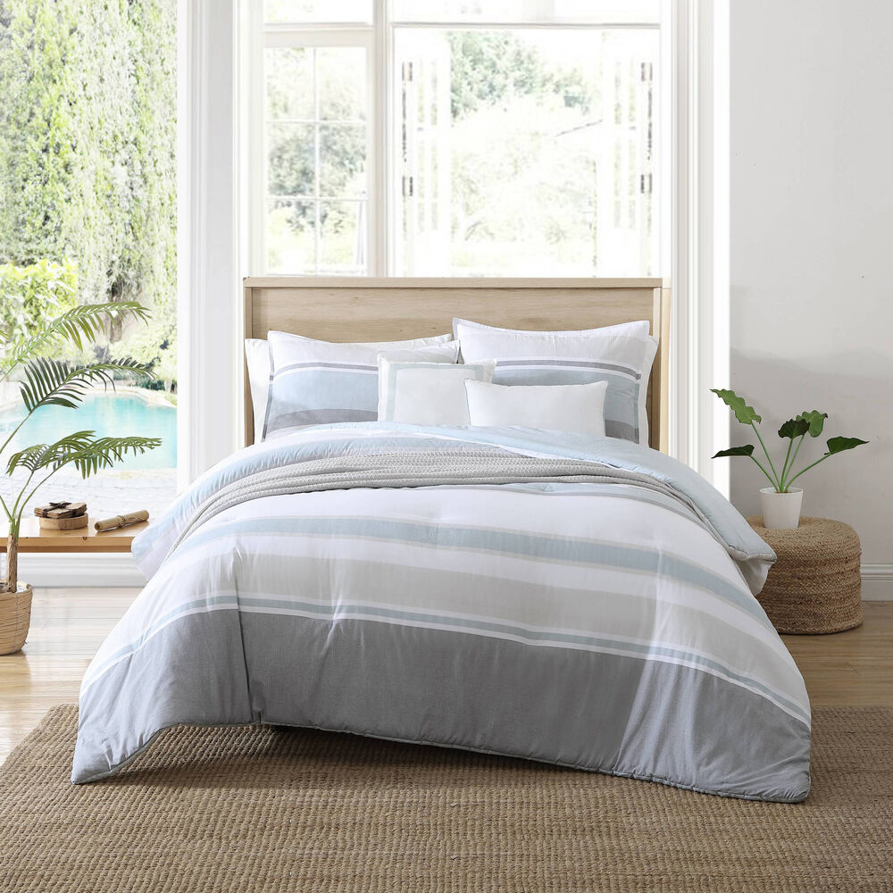 EASTPORT BLUE FULL/QUEEN COMFORTER-SHAM BONUS SET,Multi,large