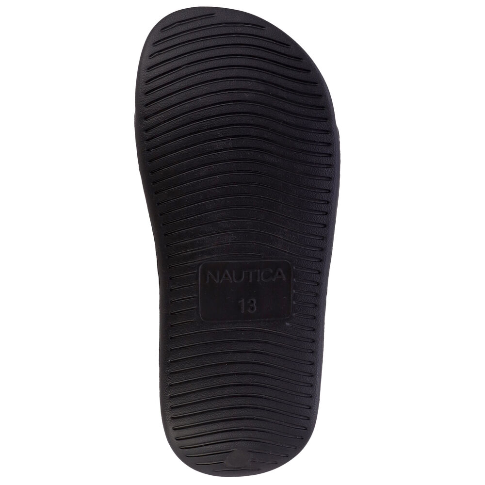 Logo Slide Sandal,Black,large