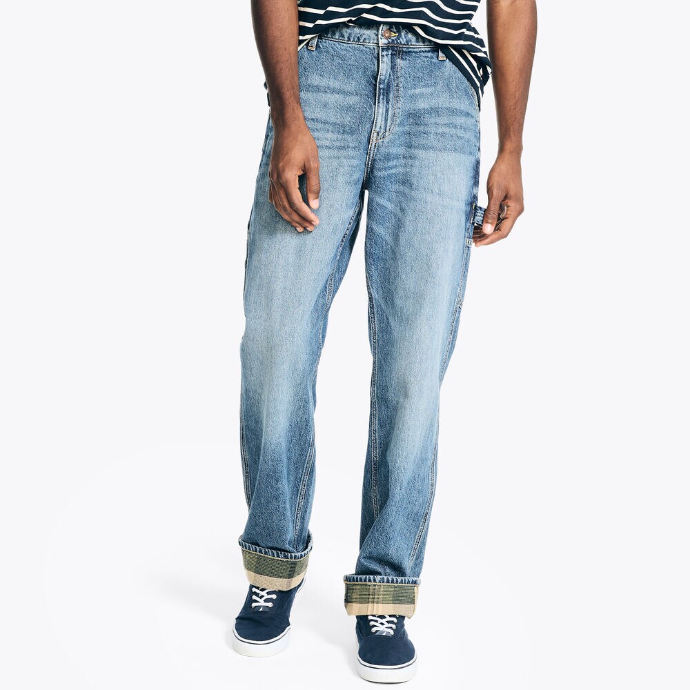 Denim Carpenter Pant,Ocean Depth Heather,large