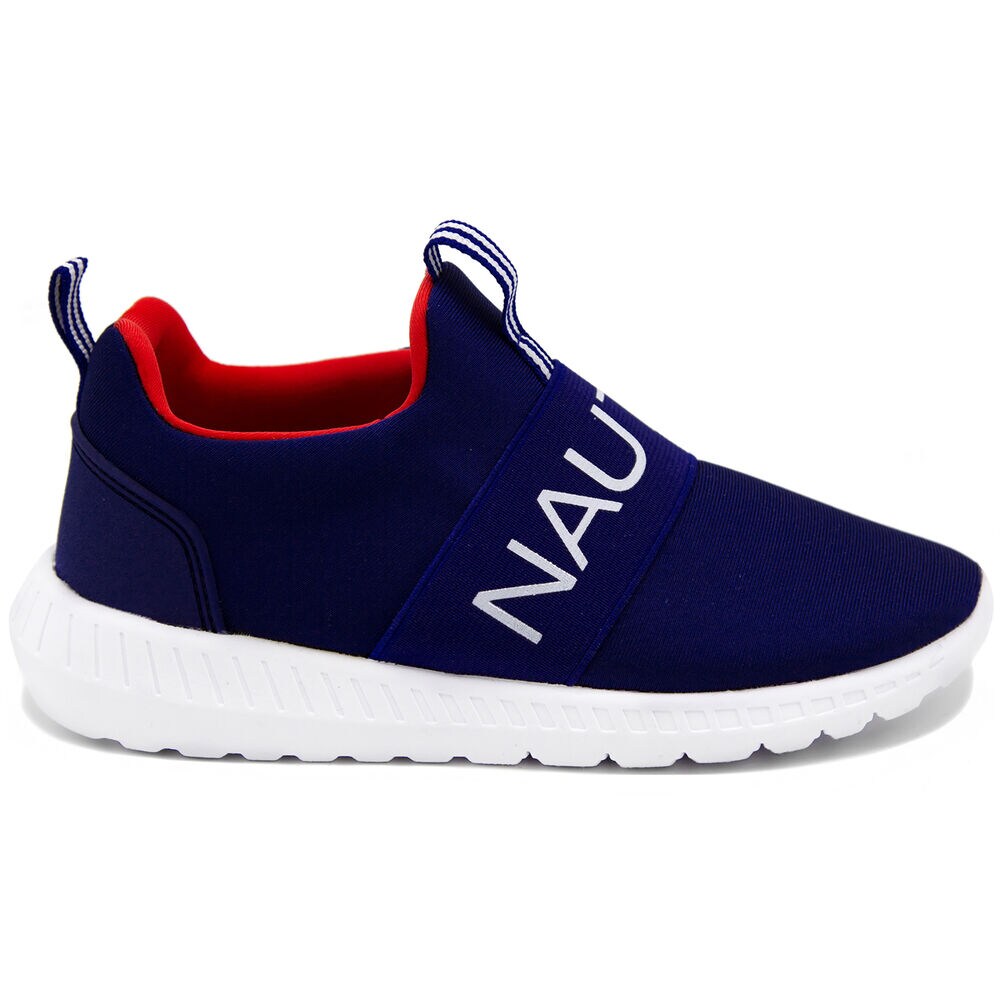 BOYS' LOGO SLIP-ON SNEAKER,Ice Blue,large
