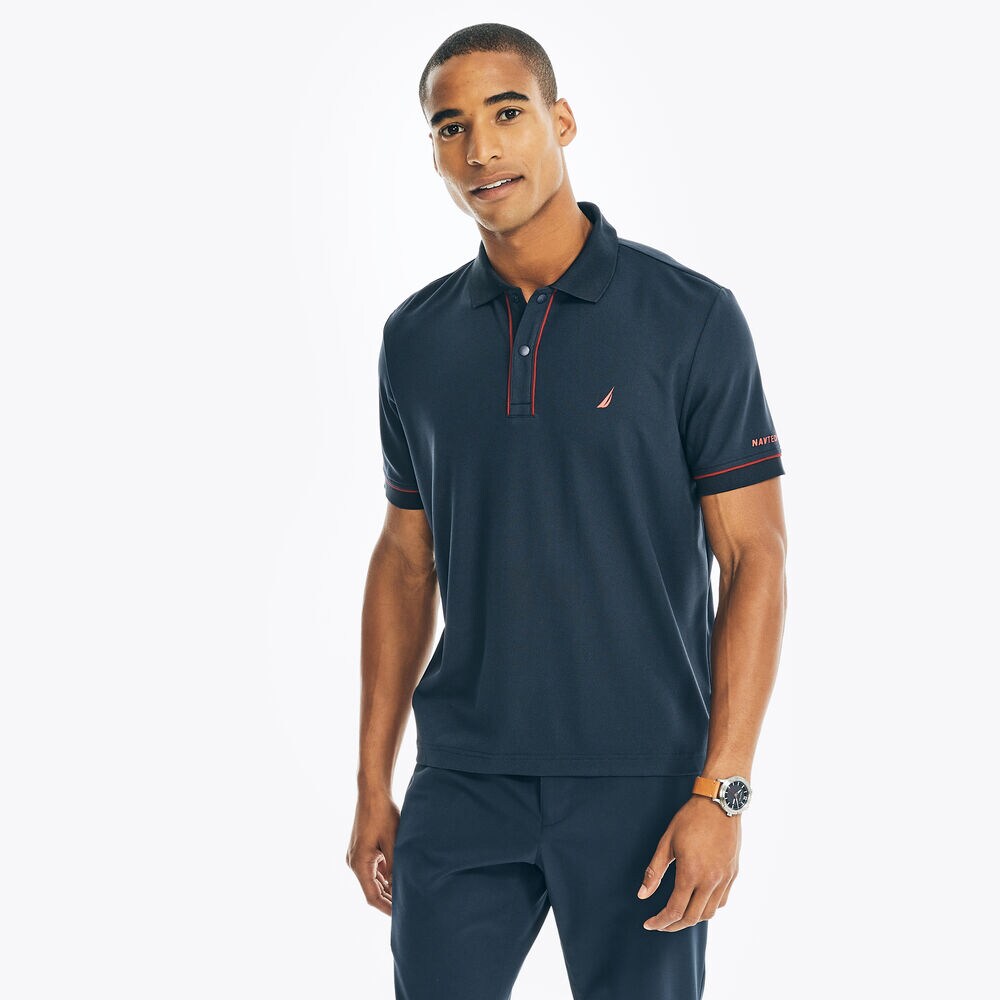 NAVTECH CLASSIC FIT POLO,Navy,large