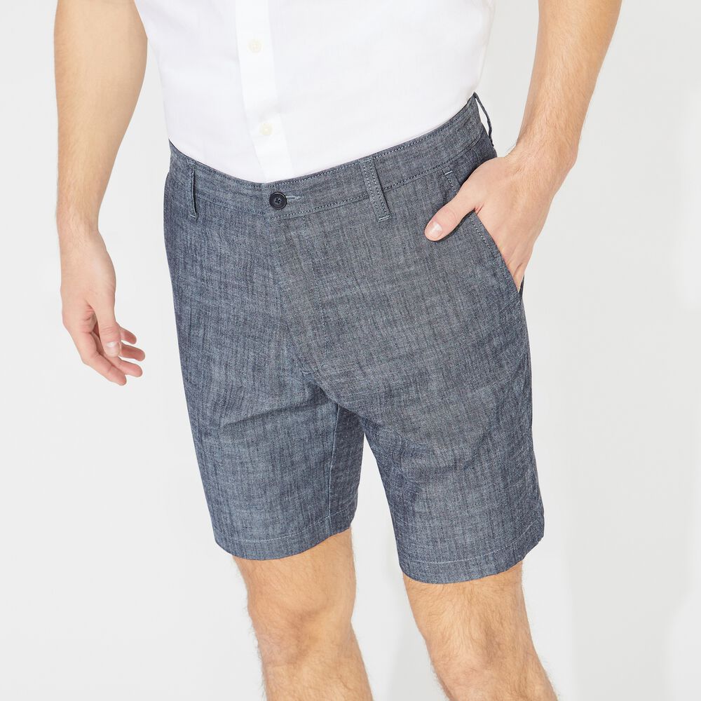 Big & Tall 8.5" Chambray Deck Short,Sinker Blue Denim Wash,large