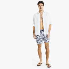 SUSTAINABLY CRAFTED 6" SEASHELL PRINT SWIM,Navy,large