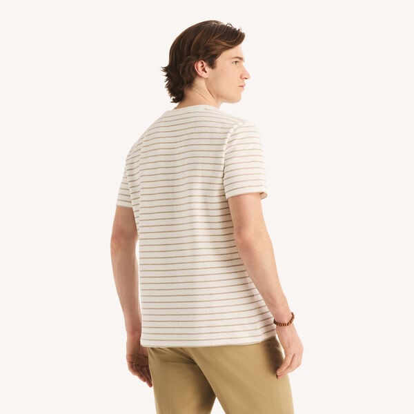 Seersucker Crewneck T-Shirt