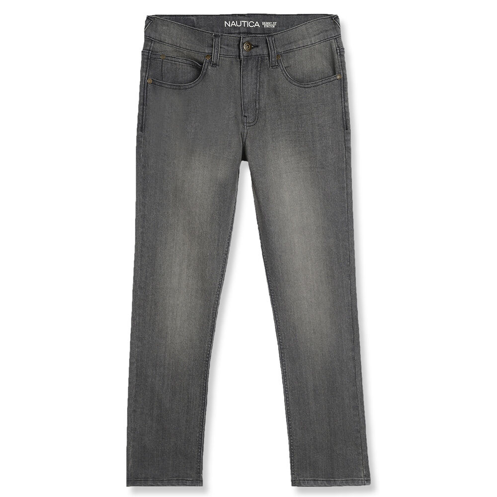LITTLE BOYS' SKINNY FIT JEAN (4-7),Pebble Grey,large