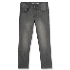 LITTLE BOYS' SKINNY FIT JEAN (4-7),Pebble Grey,large