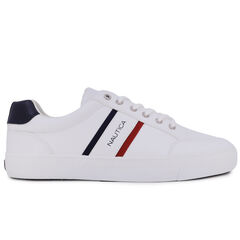 PERFORATED LOGO SNEAKER,Antique White Wash,large