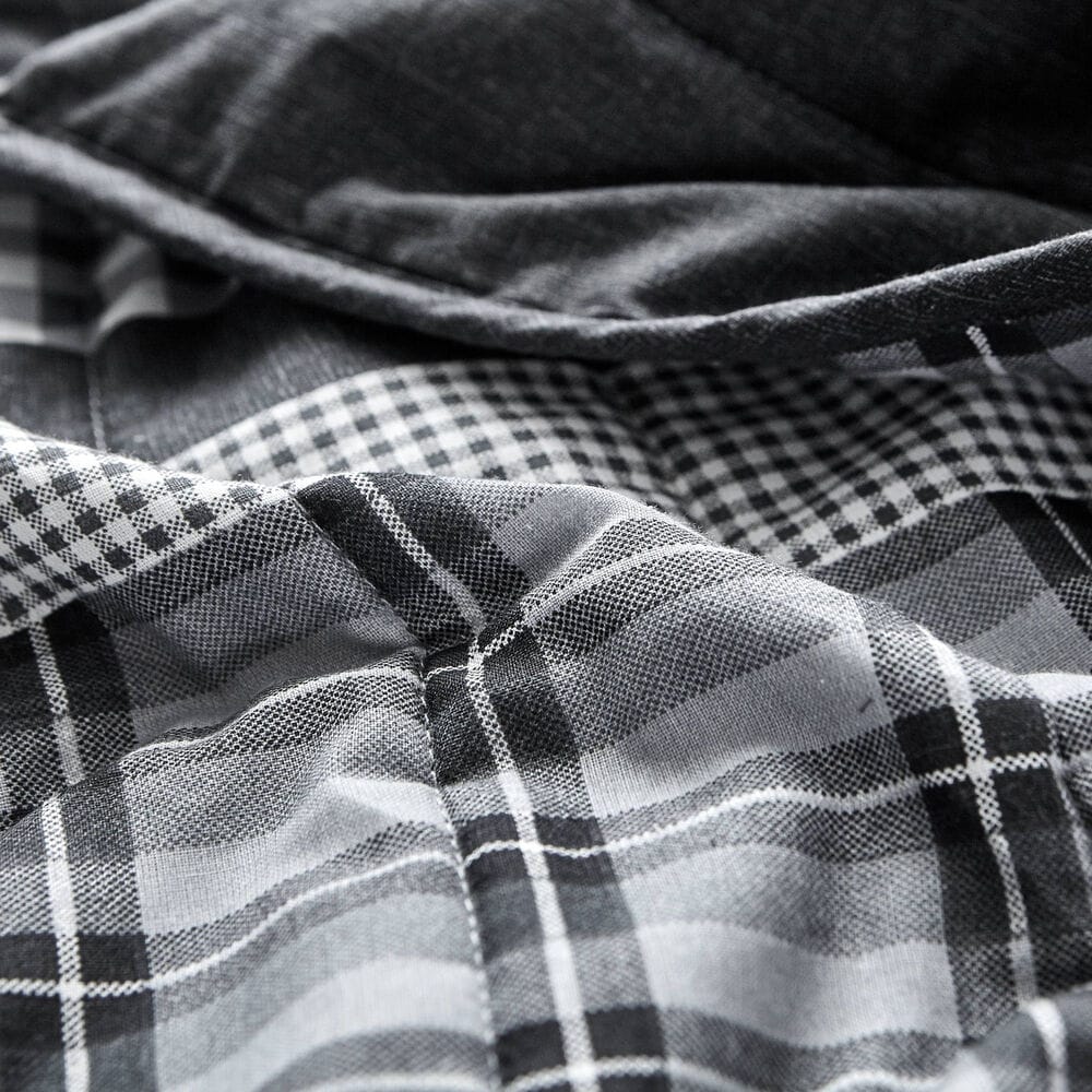 Gulf Shores King Quilt Set,Grey Heather,large