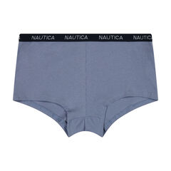 RIBBED BOYSHORT BRIEF, 5-PACK,Angel Blue,large