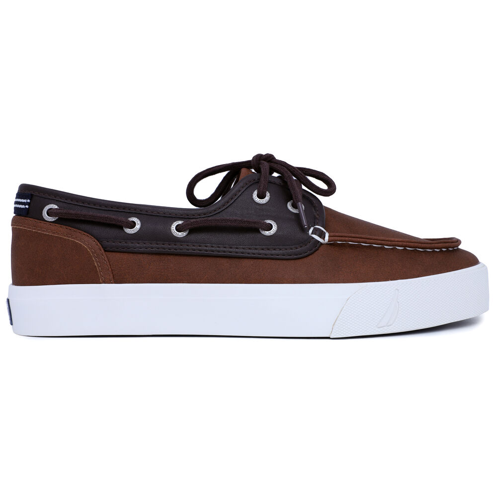 Spinnaker Boat Shoe,Dark Brown Heather,large