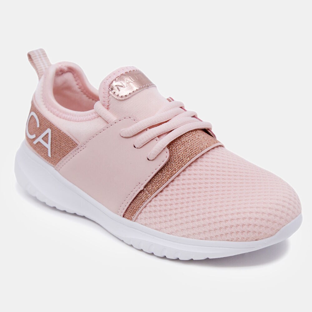 GIRL'S LIGHTWEIGHT EVERYDAY SNEAKER,Yellow,large
