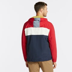 NAUTICA JEANS CO. PULL OVER ANORAK JACKET,Nautica Red,large