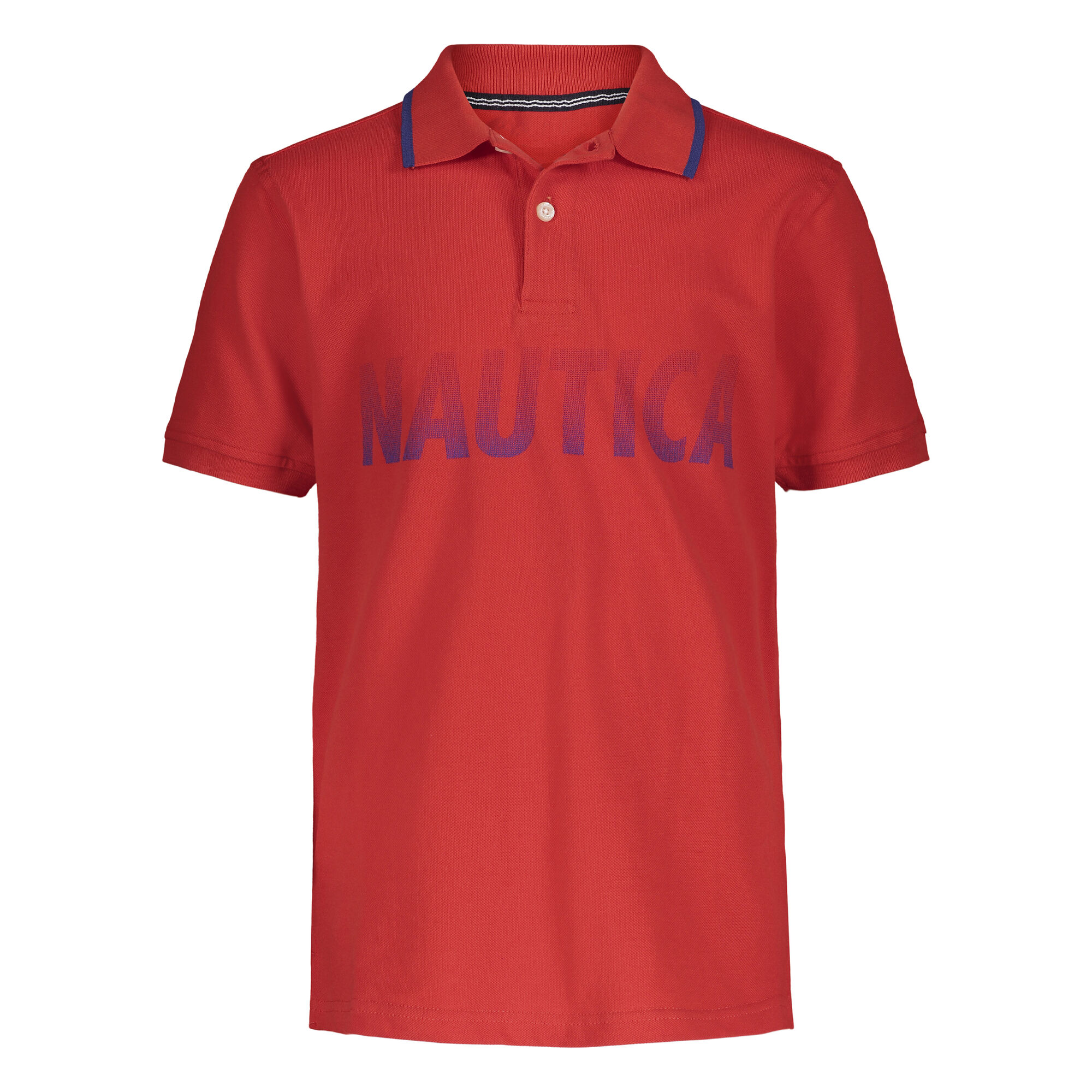 LITTLE BOYS' FADED LOGO POLO (4-7),Firey Red,large