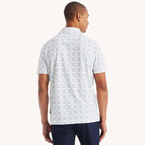 Navtech Classic Fit Golf Print Polo