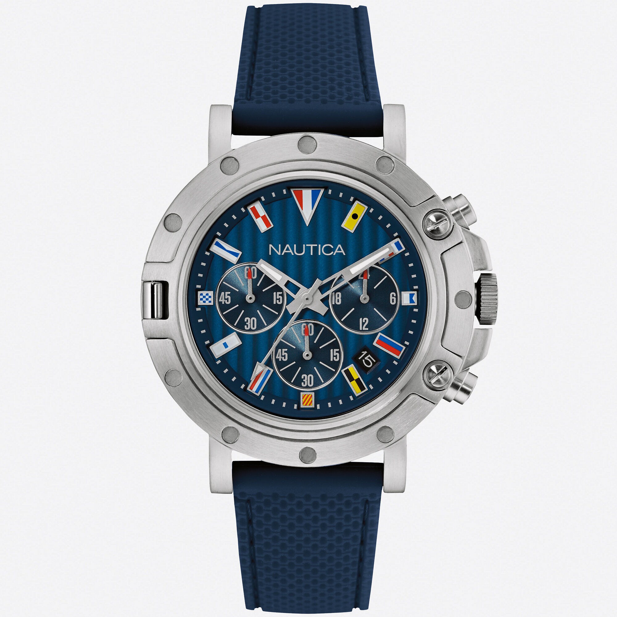 NST 800 Chronograph Signal Flag Watch,Multi,large