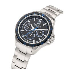 NCT Windrose Stainless Steel 3-Hand Watch,Moorings Grey Heather,large