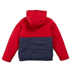 Little Boys' Colorblock Bubble Jacket (4-7),Dark Acacia,large