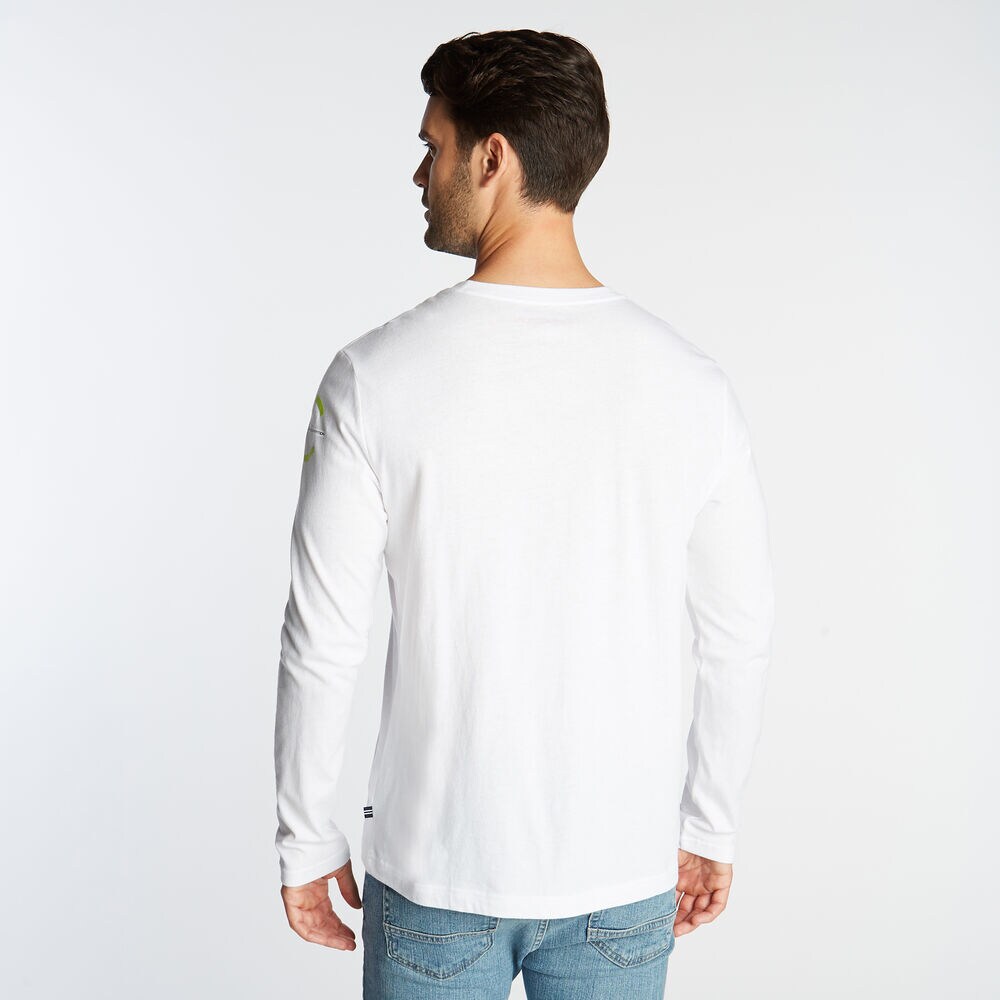 NAUTICA COMPETITION LONG-SLEEVE T-SHIRT,Bright White,large