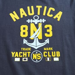 ANCHOR LOGO GRAPHIC T-SHIRT,Navy,large