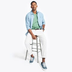 Classic Fit Performance Deck Pant,Nautica Stone,large