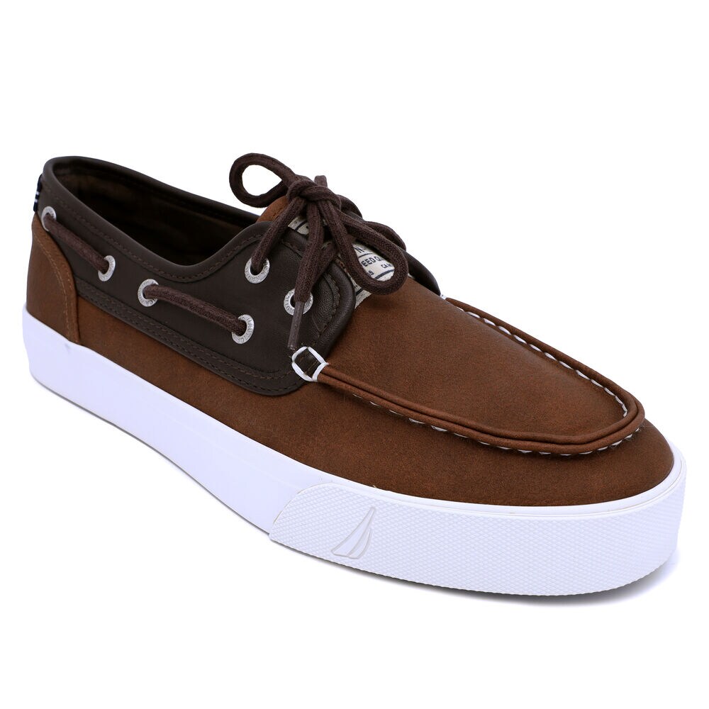 Spinnaker Boat Shoe,Dark Brown Heather,large