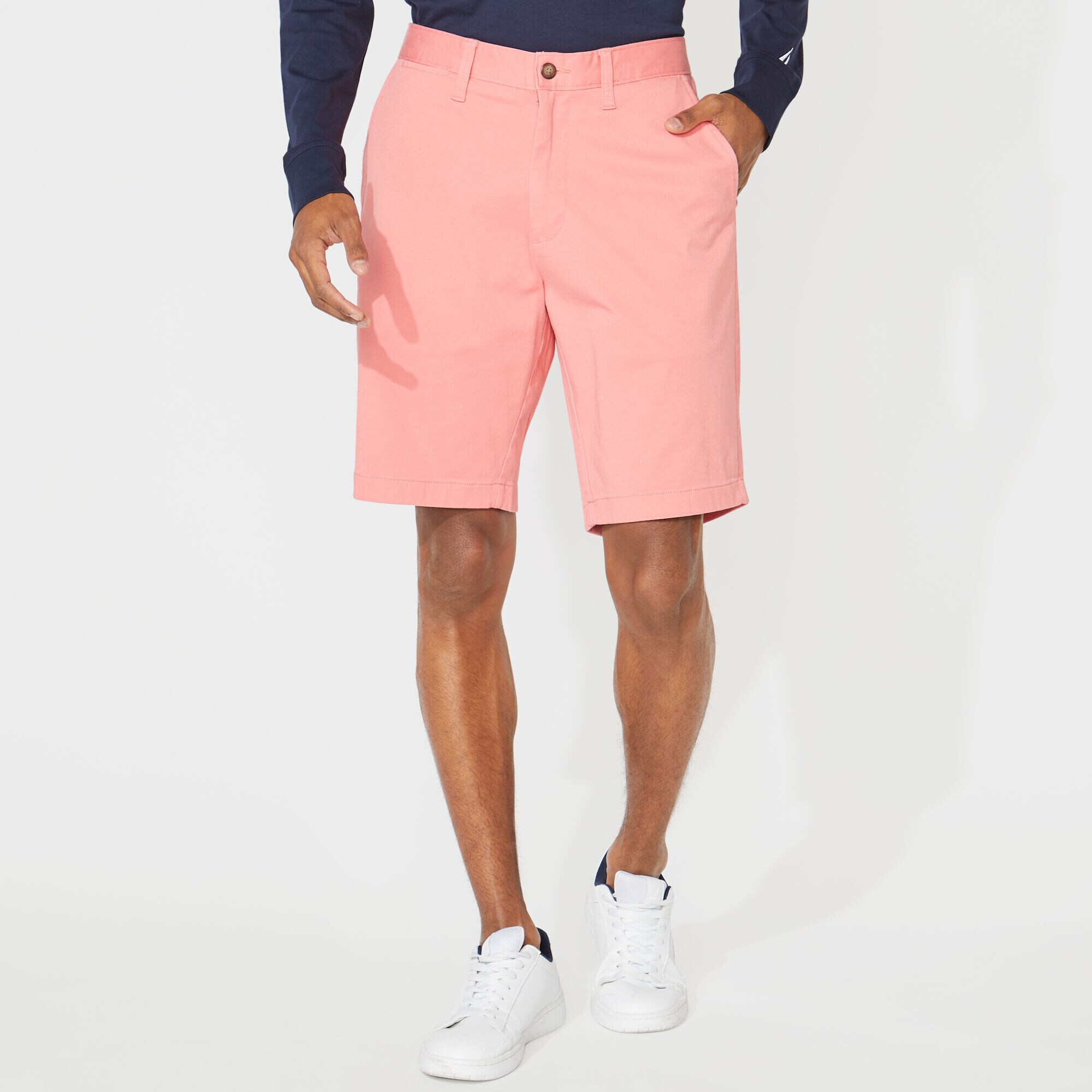 10" Stretch Deck Short,Seaport Salmon,large