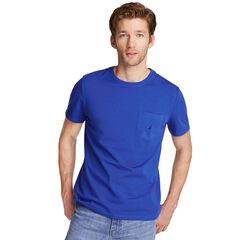 BRAND ICON POCKET T-SHIRT,Windsurf Blue,large