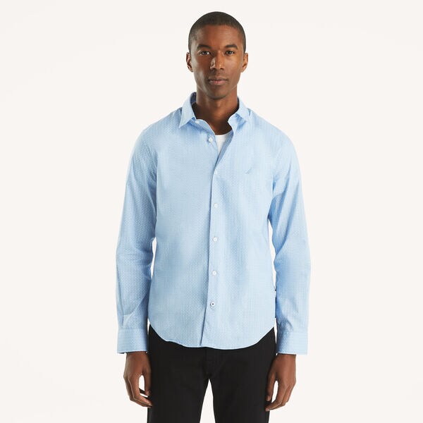 Classic Fit Wrinkle-Resistant Printed Shirt