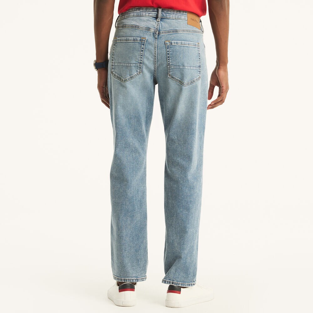 Vintage Straight COOLMAX® EcoMade Stretch Denim,Reef Blue,large