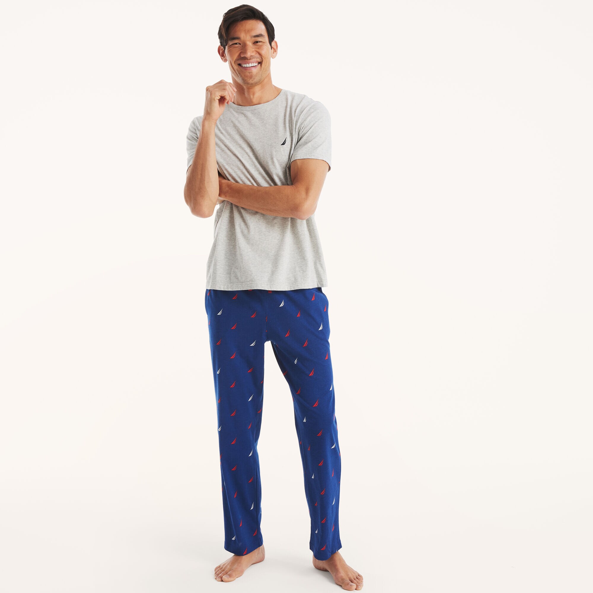 Nautica LOGO PRINT KNIT SLEEP PANT SKP0036097653