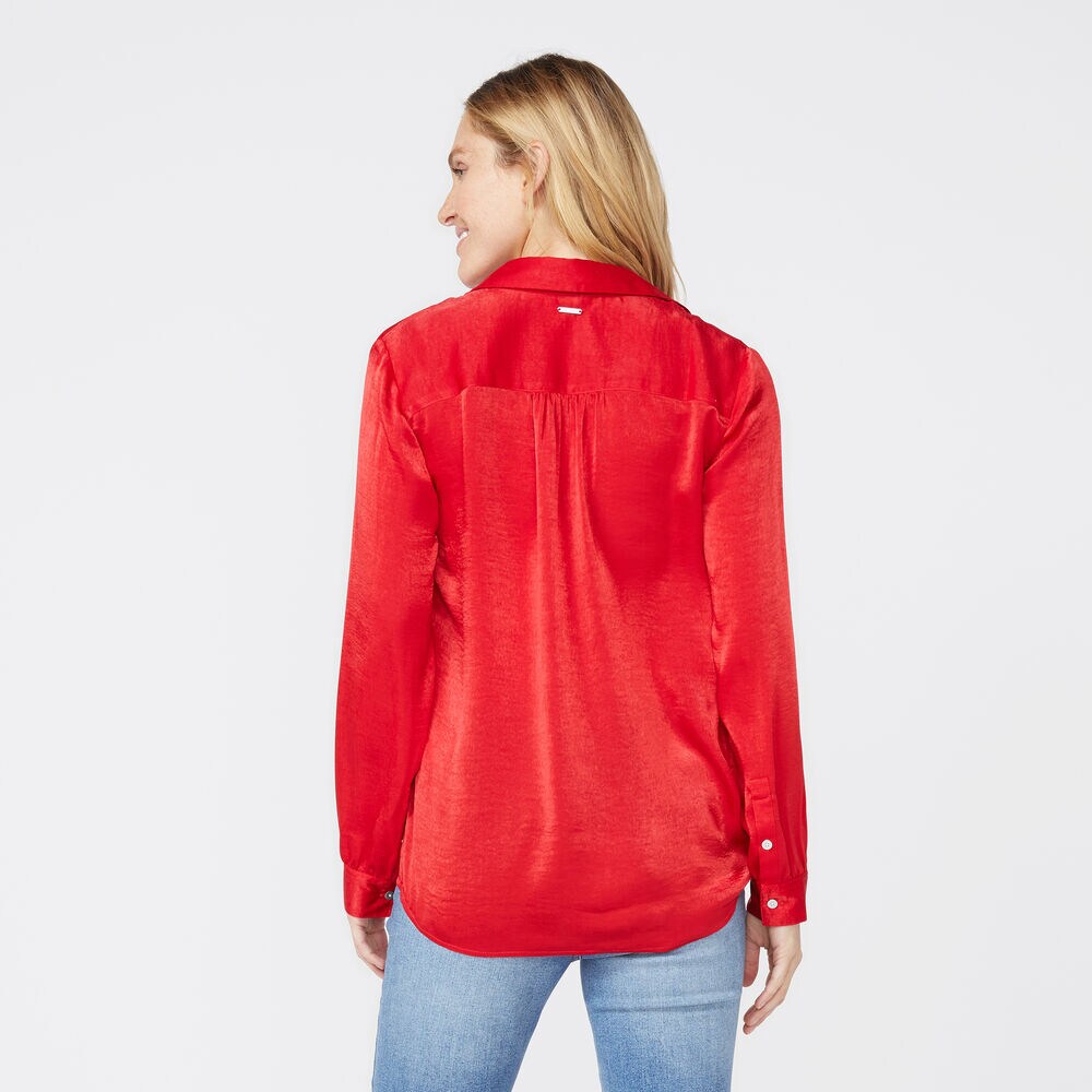 DRAPEY SATIN POPOVER,Cranberry,large