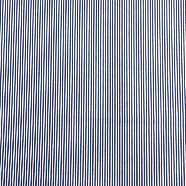 Penny Pinstripe Navy Queen Sheet Set