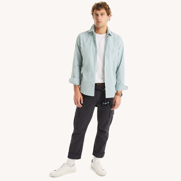 Classic Fit Wrinkle-Resistant Dobby Shirt