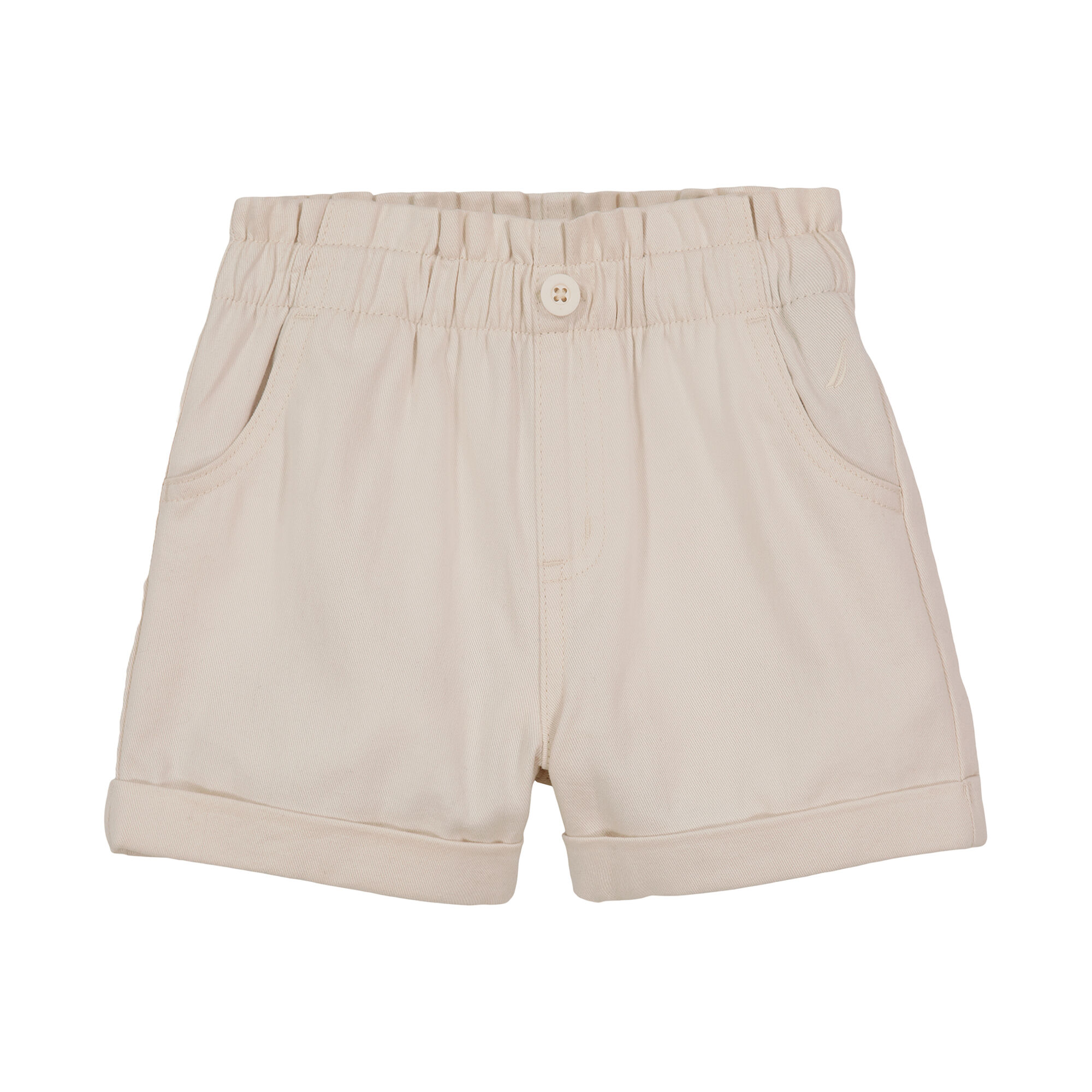 LITTLE GIRLS' PAPERBAG SHORT (4-6x),White Cap,large